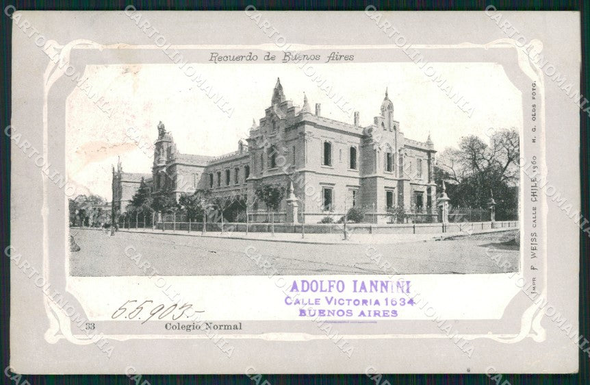 Argentina Buenos Aires CORNER CREASE postcard XC1839 – fronte
