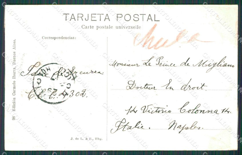 Argentina Buenos Aires Avenida de Mayo postcard XC1843 – retro