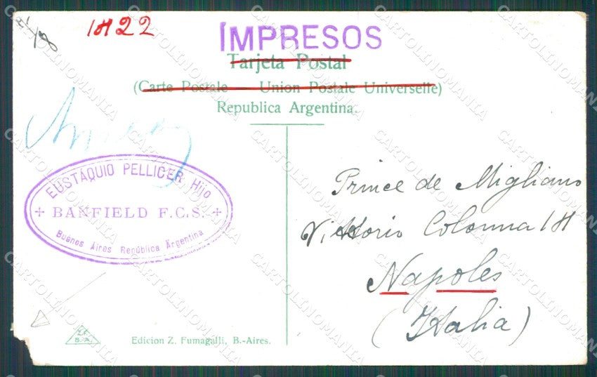 Argentina Buenos Aires postcard XC1846 – retro