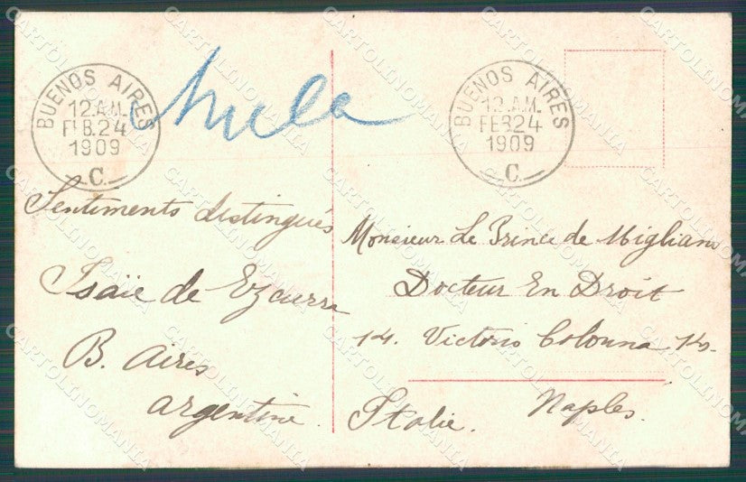 Argentina Buenos Aires Real Photo postcard XC1847 – retro