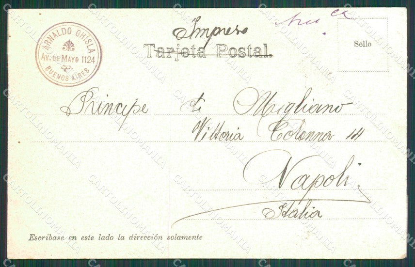 Argentina Buenos Aires Avenida de Mayo postcard XC1852 – retro