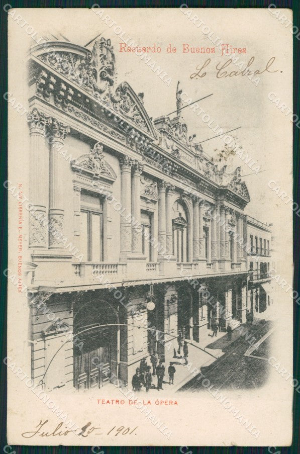 Argentina Buenos Aires CREASES postcard XC1855 – fronte