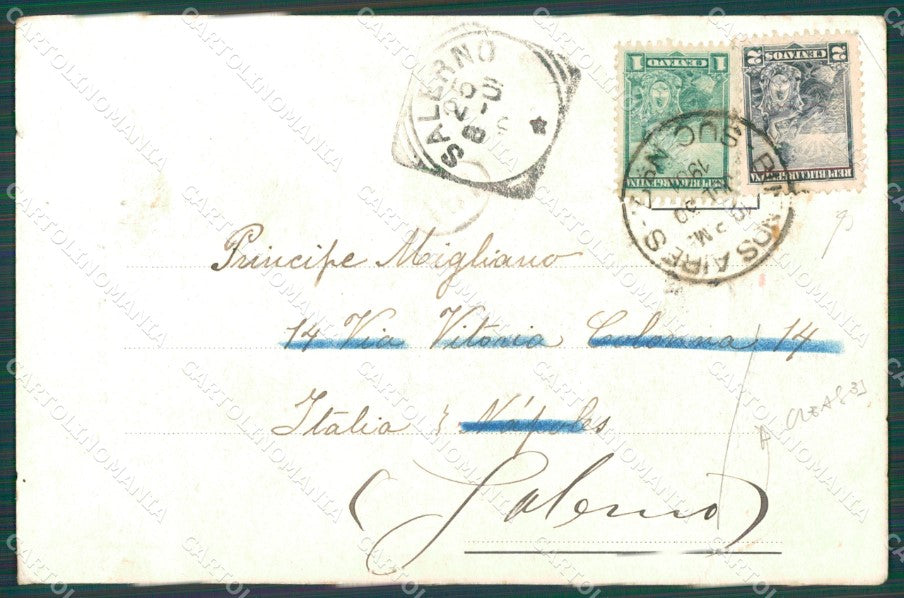 Argentina Buenos Aires CREASES postcard XC1855 – retro