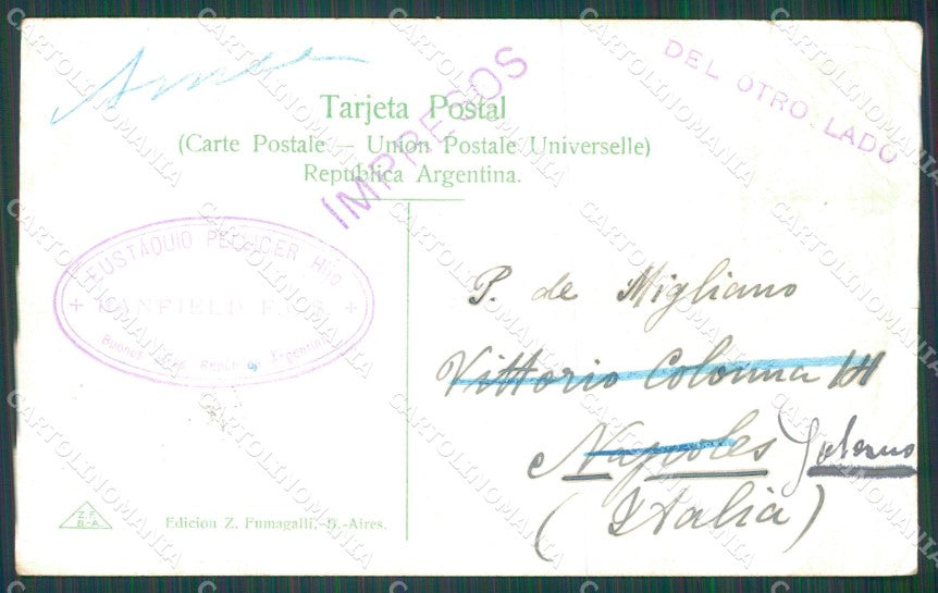 Argentina Buenos Aires postcard XC1859 – retro