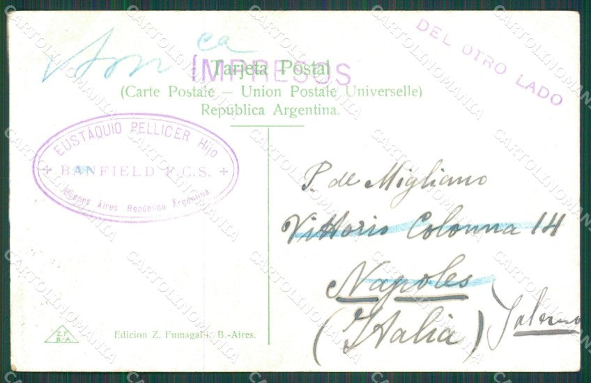 Argentina Buenos Aires Paseo de Julio postcard XC1860 – retro