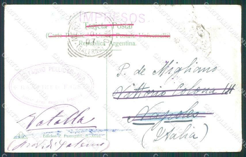 Argentina Buenos Aires postcard XC1864 – retro