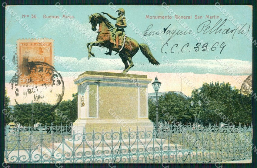 Argentina Buenos Aires postcard XC1865 – fronte