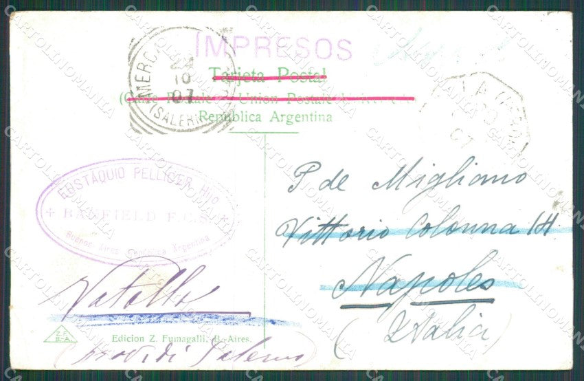 Argentina Buenos Aires postcard XC1865 – retro