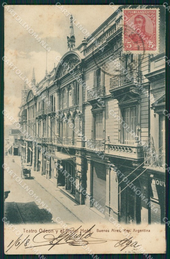 Argentina Buenos Aires Teatro Odeon postcard XC1872 – fronte