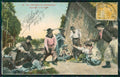 Argentina Jugando a la Taba Ethnic CORNER CREASE postcard XC1888 – fronte