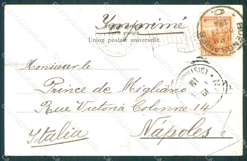 Argentina Lobos Marinos CORNER CREASE postcard XC1895 – retro