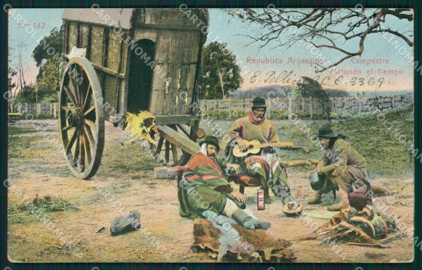Argentina Ethnic postcard XC1896 – fronte