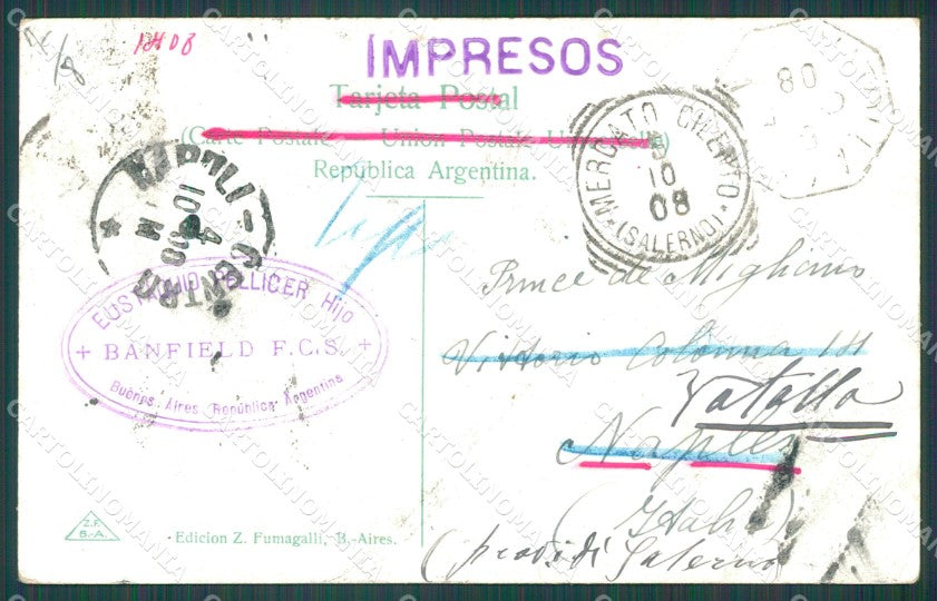 Argentina Ethnic postcard XC1896 – retro