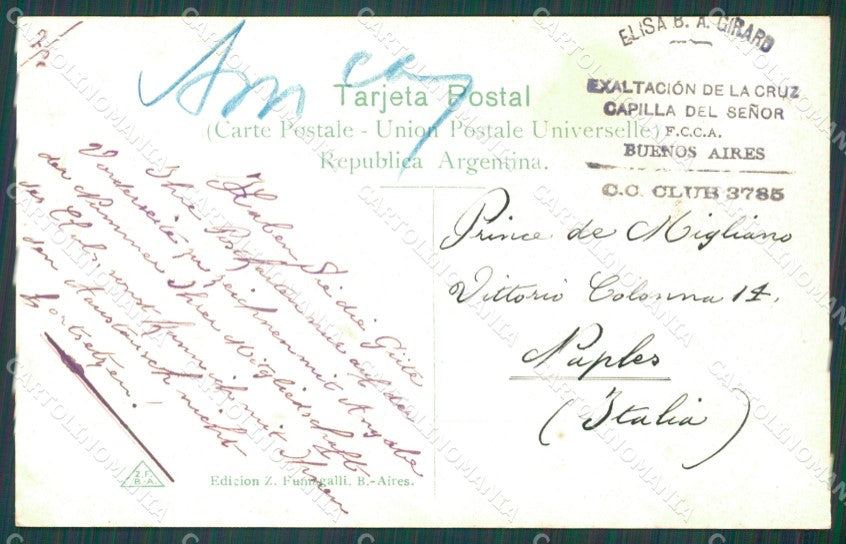 Argentina Sierra de Cordoba postcard XC1898 – retro