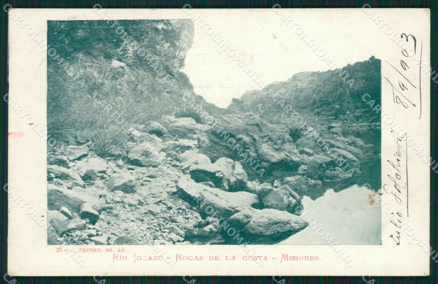 Argentina Rio Jguazu postcard XC1905 – fronte