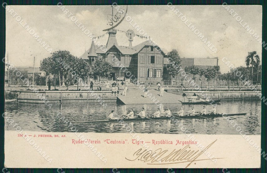 Argentina Buenos Aires Tigre postcard XC1914 – fronte