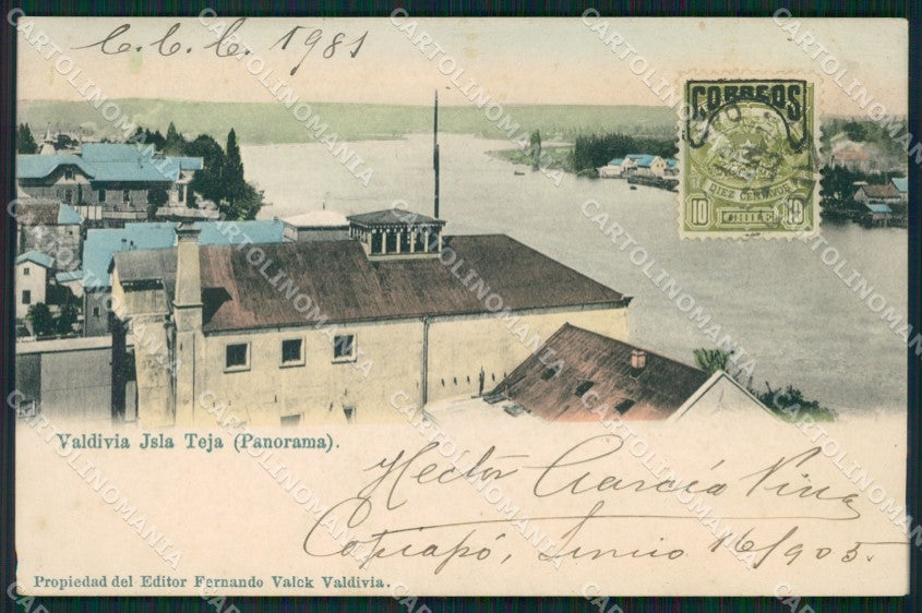 Chile Valdivia postcard XC1919 – fronte