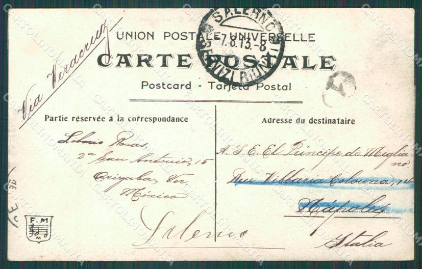 Mexico El Jockey Club postcard XC1925 – retro