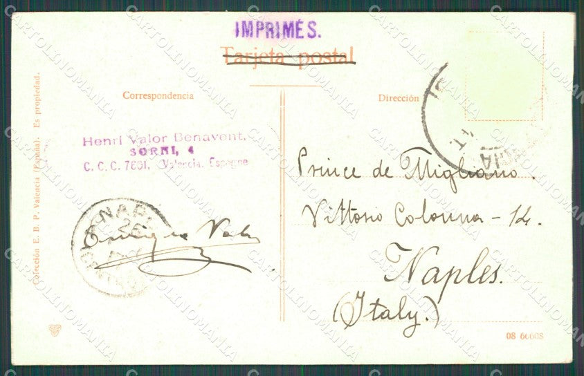Spagna Espana Valencia Comunidad Valenciana tarjeta postal postcard XC1927 – retro