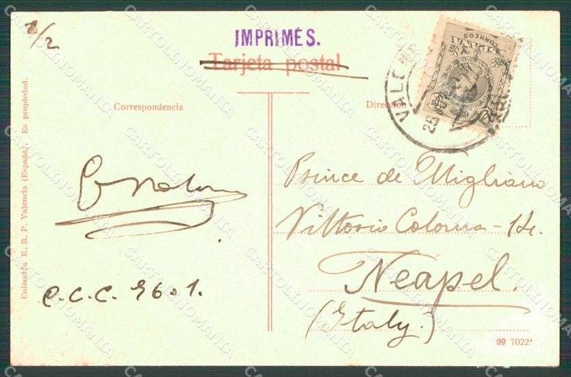 Spagna Espana Valencia Comunidad Valenciana tarjeta postal postcard XC1935 – retro