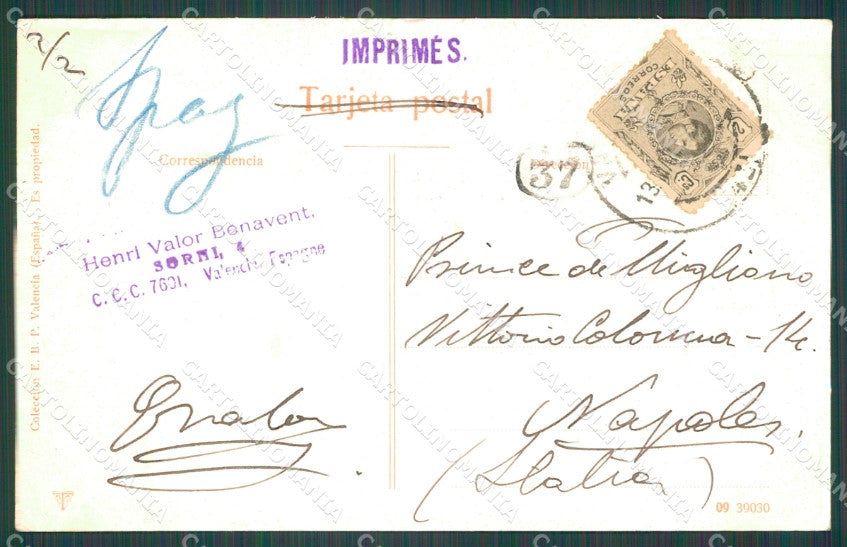 Spagna Espana Valencia Comunidad Valenciana tarjeta postal postcard XC1937 – retro