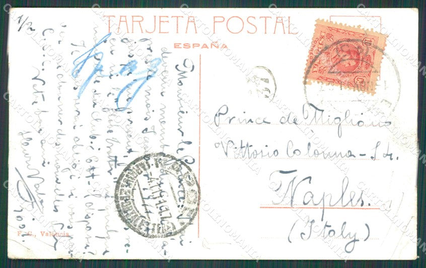 Spagna Espana Valencia Comunidad Valenciana CORNER CREASES postcard XC1964 – retro