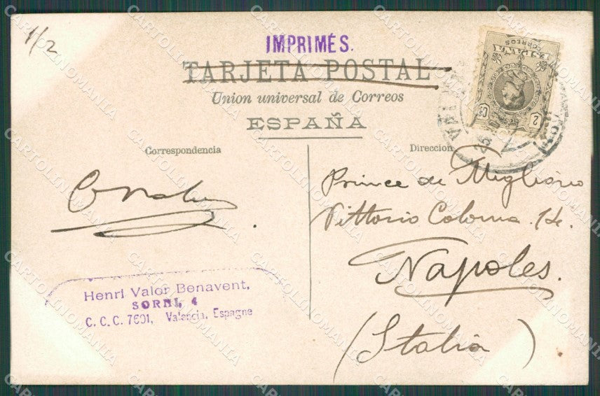 Spagna Espana Valencia Comunidad Valenciana photo tarjeta postal postcard XC1985 – retro