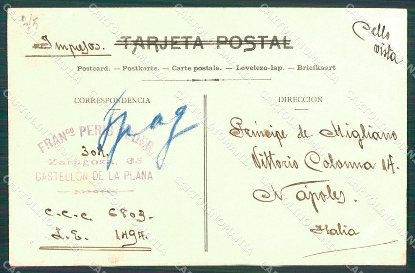 Spagna Espana Castellon Comunidad Valenciana photo tarjeta postcard XC2022 – retro