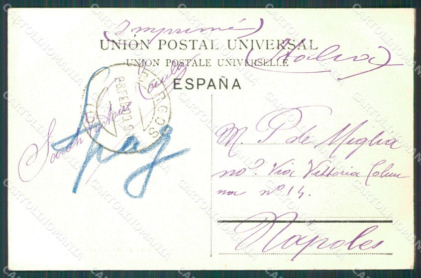 Spagna Espana Burgos Castilla Leon tarjeta postal postcard XC2075 – retro