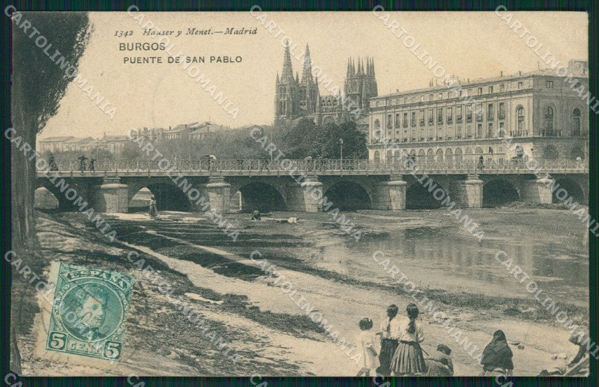 Spagna Espana Burgos Castilla Leon tarjeta postal postcard XC2076 – fronte