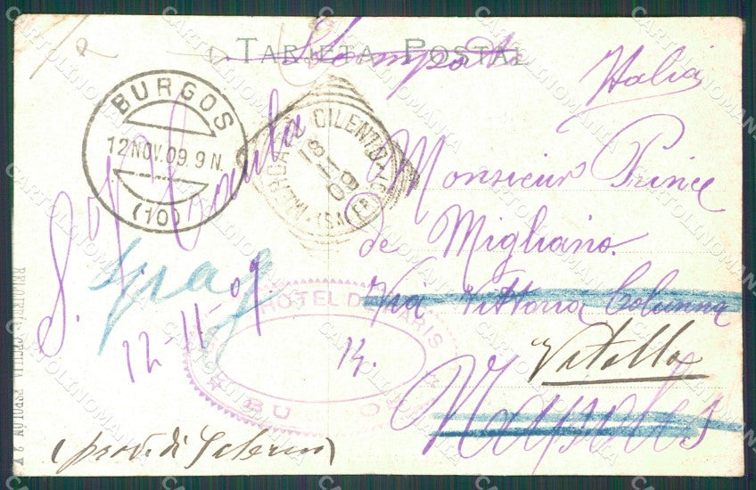 Spagna Espana Burgos Castilla Leon tarjeta postal postcard XC2078 – retro