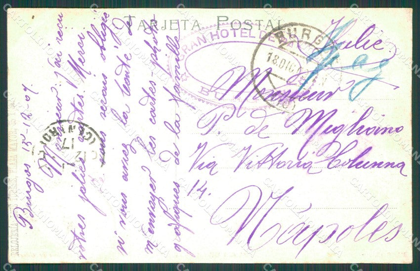 Spagna Espana Burgos Castilla Leon tarjeta postal postcard XC2079 – retro