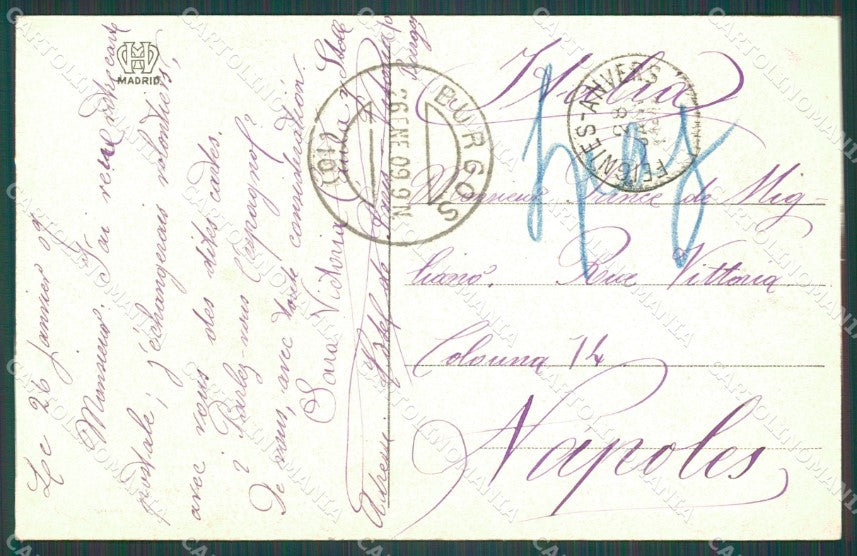Spagna Espana Burgos Castilla Leon tarjeta postal postcard XC2084 – retro