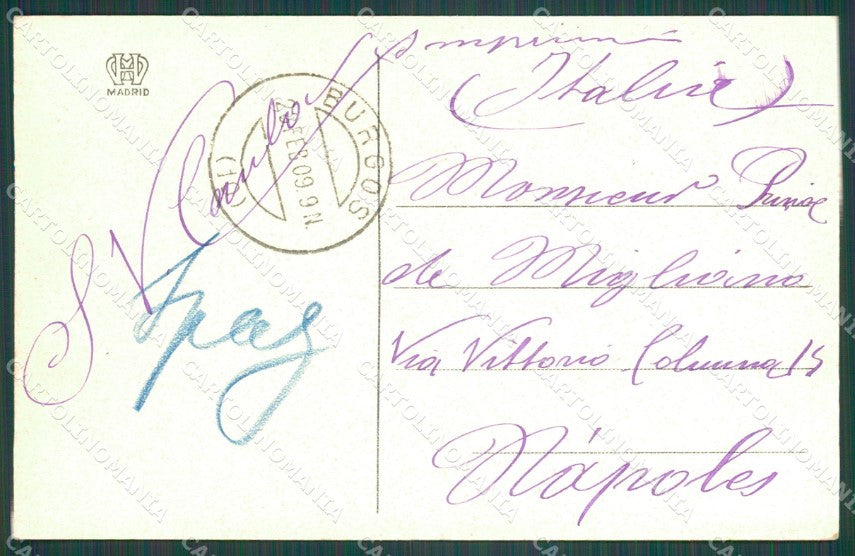 Spagna Espana Burgos Castilla Leon tarjeta postal postcard XC2090 – retro