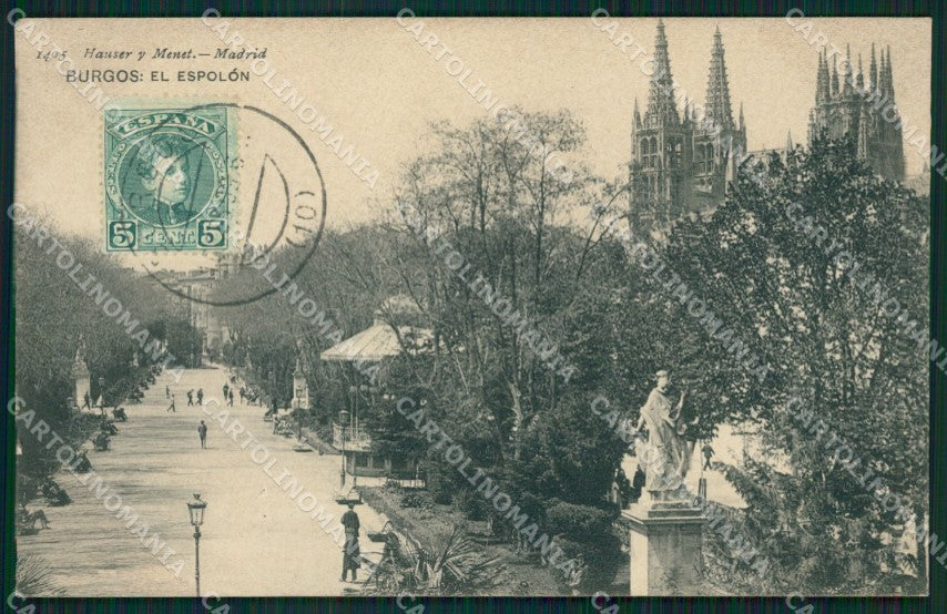 Spagna Espana Burgos Castilla Leon tarjeta postal postcard XC2100 – fronte