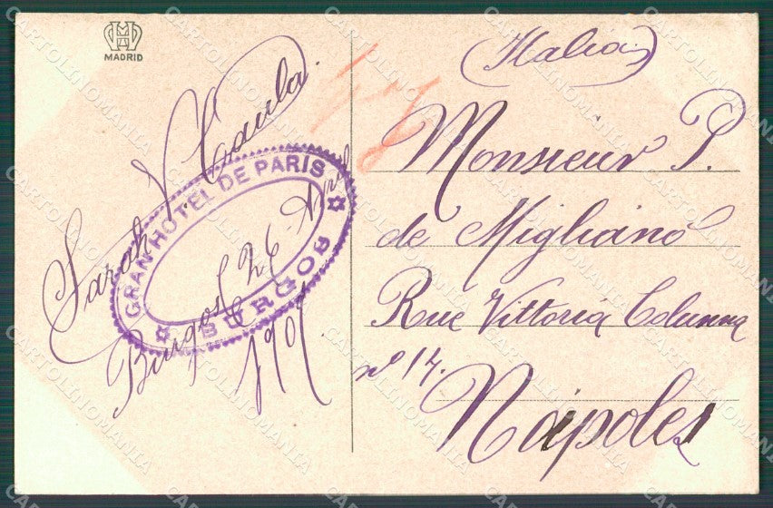 Spagna Espana Burgos Castilla Leon tarjeta postal postcard XC2101 – retro