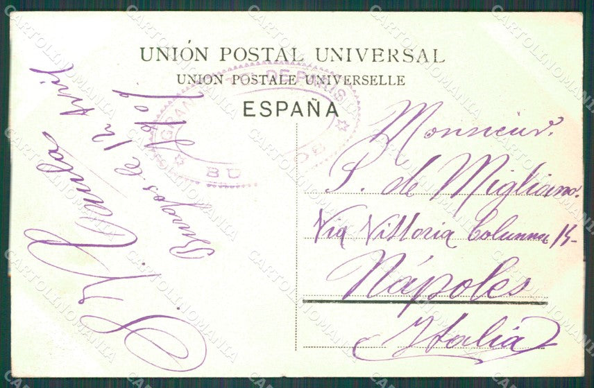 Spagna Espana Burgos Castilla Leon tarjeta postal postcard XC2103 – retro
