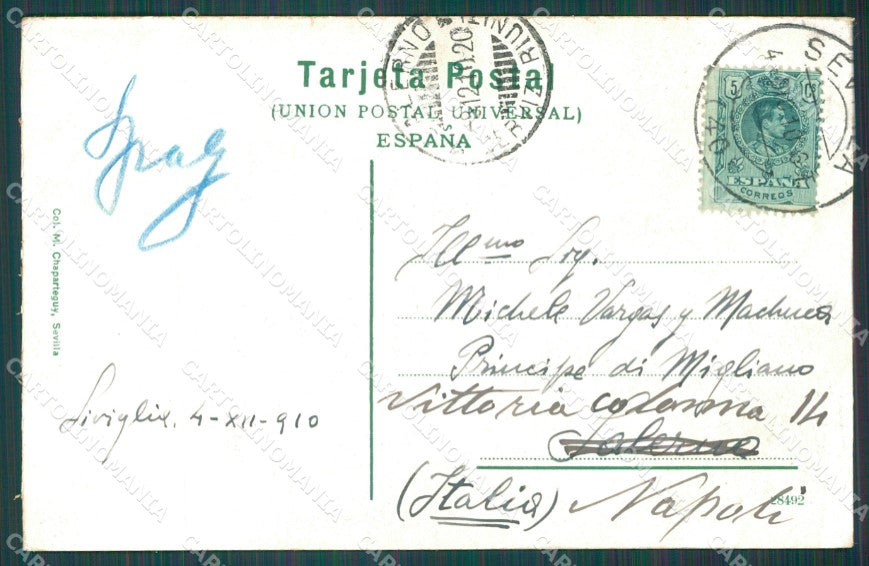 Spagna Espana Sevilla Andalucia tarjeta postal postcard XC2132 – retro