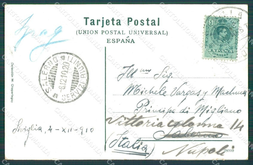 Spagna Espana Sevilla Andalucia tarjeta postal postcard XC2136 – retro