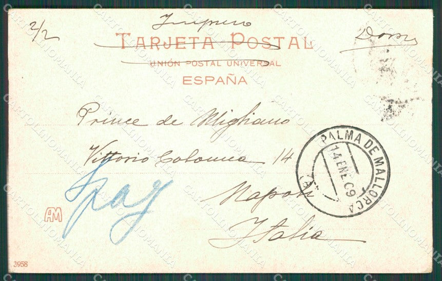Spagna Espana Palma Mallorca Baleares tarjeta postal postcard XC2185 – retro