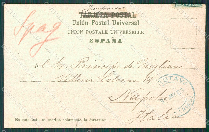 Spagna Espana Tenerife Canarias tarjeta postal postcard XC2189 – retro