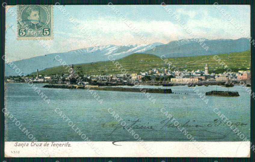 Spagna Espana Santa Cruz Tenerife Canarias tarjeta postal postcard XC2191 – fronte