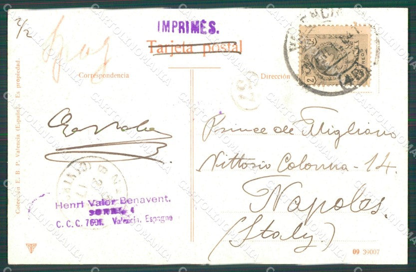 Spagna Espana Valencia Comunidad Valenciana tarjeta postal postcard XC2220 – retro