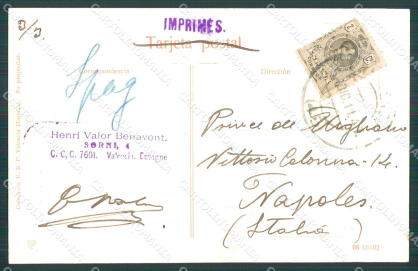 Spagna Espana Valencia Comunidad Valenciana tarjeta postal postcard XC2223 – retro