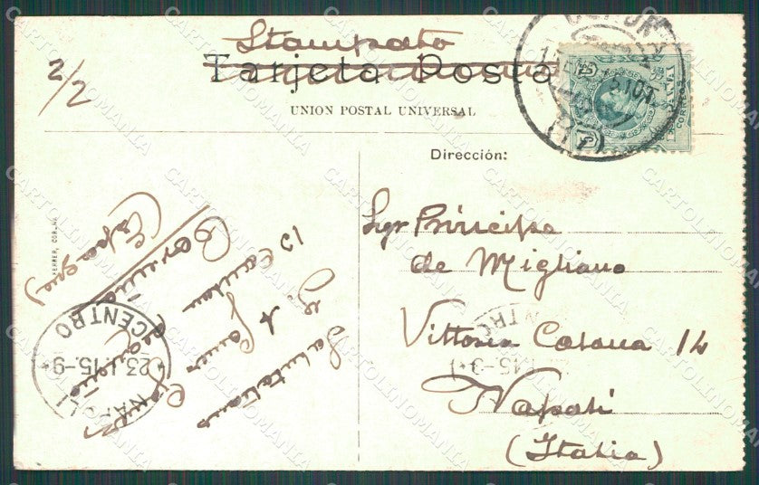 Spagna Espana La Coruna Galicia tarjeta postal postcard XC2282 – retro
