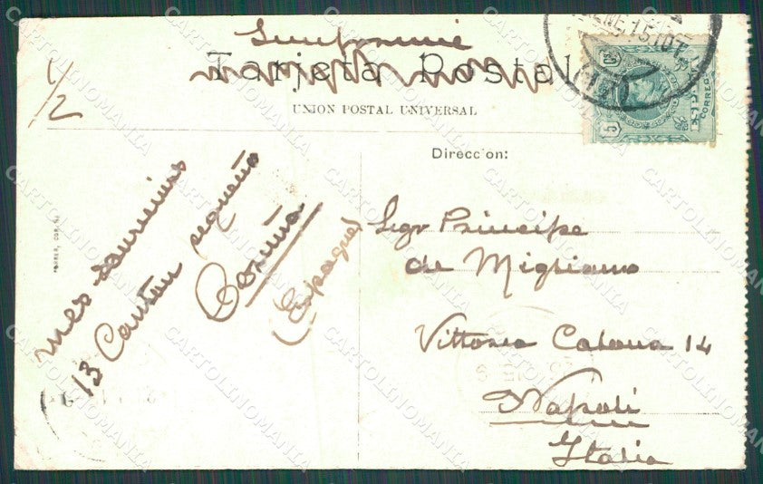 Spagna Espana La Coruna Galicia CORNER CREASES tarjeta postal postcard XC2285 – retro