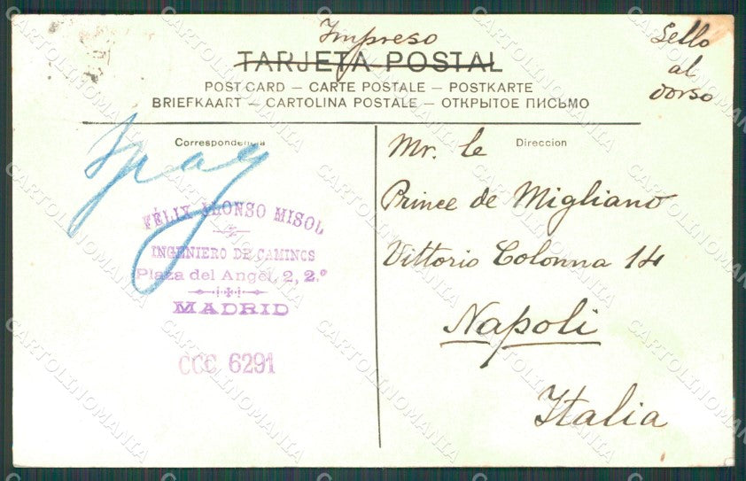 Spagna Espana Madrid tarjeta postal postcard XC2298 – retro