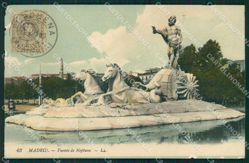 Spagna Espana Madrid ABRADED tarjeta postal postcard XC2306 – fronte