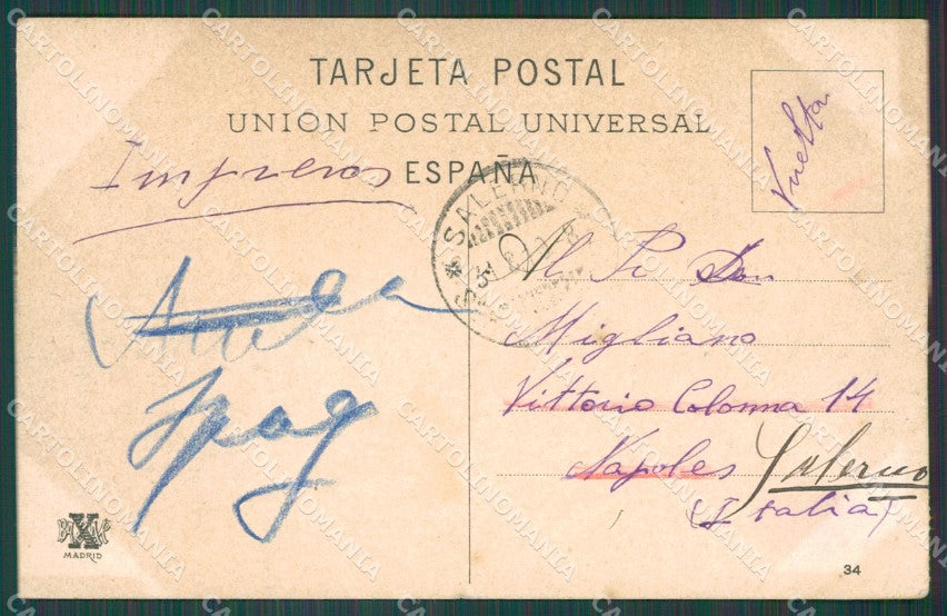 Spagna Espana Madrid tarjeta postal postcard XC2325 – retro