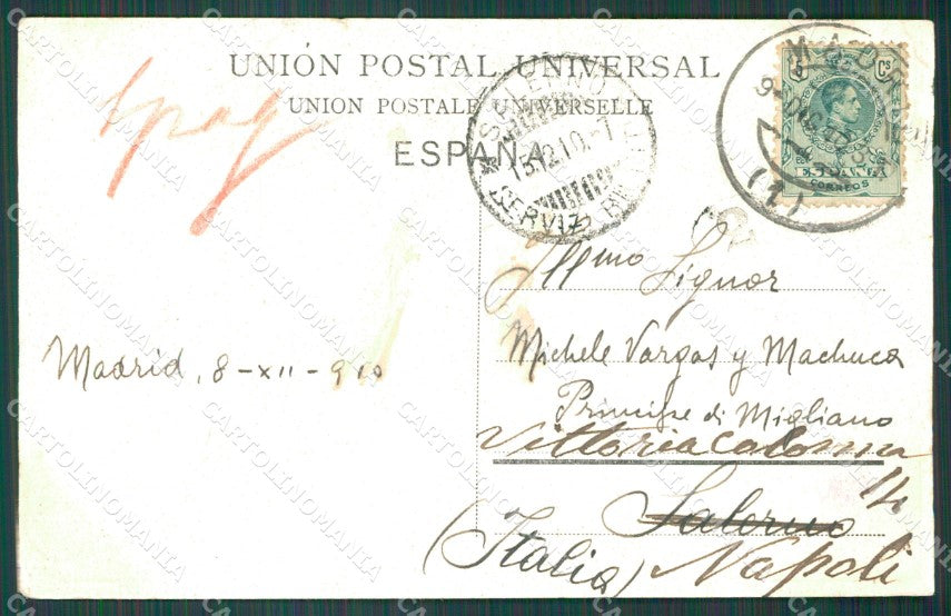 Spagna Espana Madrid CREASES tarjeta postal postcard XC2354 – retro